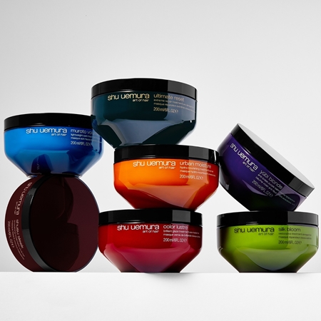 Shu Uemura Silk Bloom maschera rigenerante e riparatrice per capelli rovinati