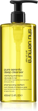 Shu Uemura Deep Cleanser Pure Serenity szampon dogłębnie oczyszczający do przetłuszczających się włosów i skóry głowy