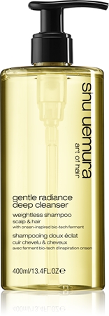 Shu Uemura Deep Cleanser Gentle Radiance jemný čisticí šampon pro zdravé a krásné vlasy