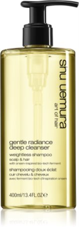 Shu Uemura Deep Cleanser Gentle Radiance απαλό καθαριστικό σαμπουάν για υγιή και όμορφα μαλλιά