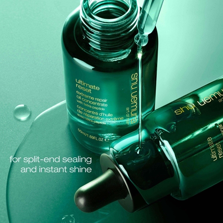 Shu Uemura Ultimate Reset Restorative Oil for damaged, chemically-treated hair