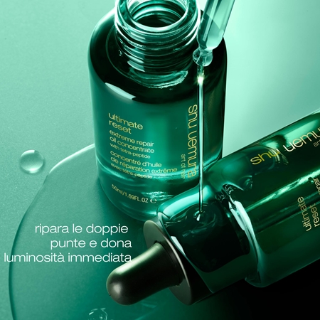 Shu Uemura Ultimate Reset olio rigenerante per capelli rovinati, trattati chimicamente