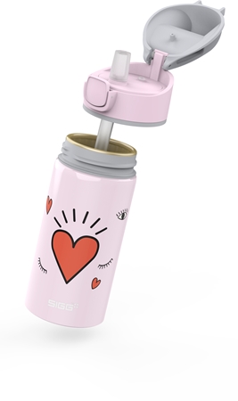 Sigg Miracle bottiglia per la scuola con cannuccia
