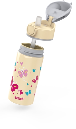 Sigg Miracle bottiglia per la scuola con cannuccia