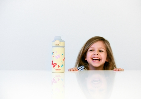 Sigg Miracle bottiglia per la scuola con cannuccia