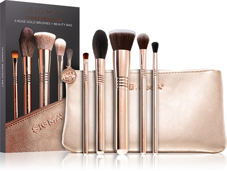 Sigma Beauty Brush Set Iconic šepetėlių rinkinys su dėklu