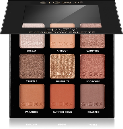 Sigma Beauty Eyeshadow Palette Fiery paleta očních stínů