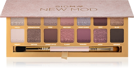 Sigma Beauty New Mod Eyeshadow Palette Acu ēnu palete ar aplikatoru