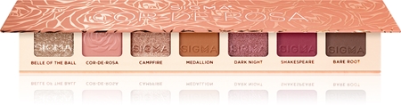 Sigma Beauty Cor-de-Rosa Eyeshadow Palette akių šešėlių paletė