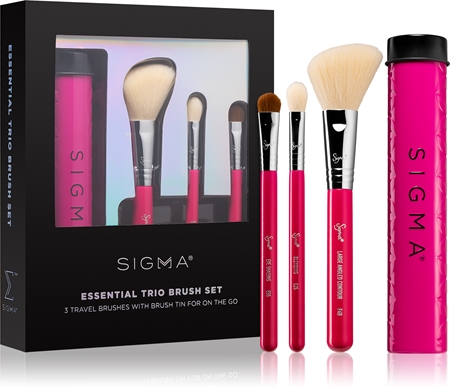 Sigma Beauty Essential Trio Brush Set set di pennelli con custodia