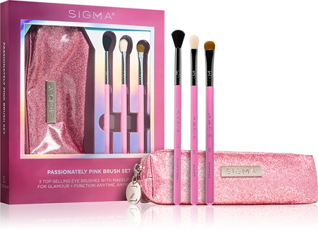 Sigma Beauty Passionately Pink set de brochas con estuche
