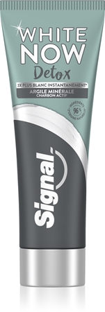 Signal White Now Detox Charcoal Balinoša zobu pasta ar aktīvo ogli