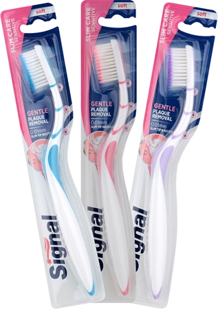 Signal Slim Care toothbrush for sensitive teeth soft