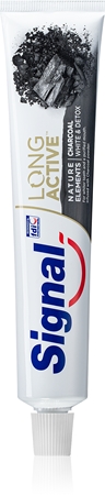 Signal Long Active Natural Elements dentifrice blanchissant au charbon actif