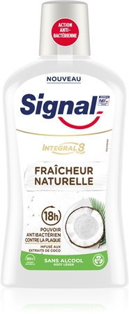 Signal Natural Elements Coco ústna voda pre kompletnú ochranu zubov