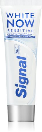 Signal White Now Sensitive pasta de dientes blanqueadora para dientes sensibles