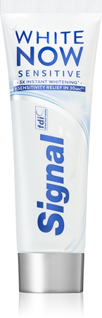 Lot De 3 Dentifrices Signal White Now Sensitive - 75 Ml - Blancheur & Dents Sensibles - Saveur Menthe - Neuf