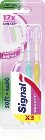Signal Sensisoft четки за зъби mix (изгодна опаковка)