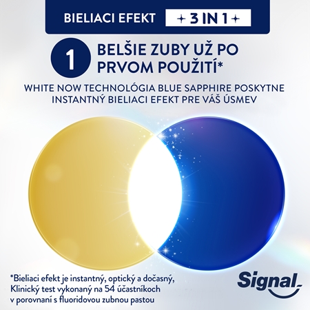 Signal White Now 3-in-1 Original zubná pasta