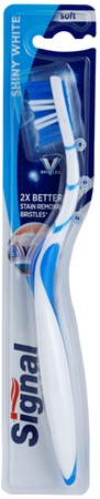 Signal Shiny White escova de dentes soft