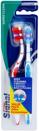 Signal Super Clean brosses à dents soft 2 pcs