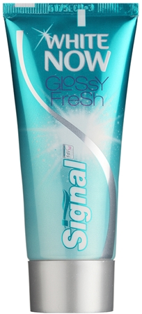 Signal White Now Glossy Fresh відбілююча зубна паста з миттєвим ефектом