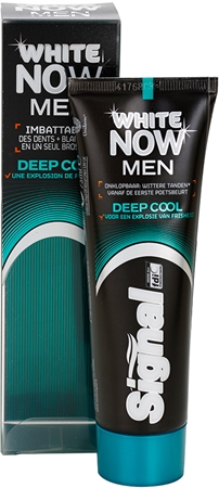 Signal White Now Men Deep Cool чоловіча зубна паста з відбілюючим ефектом
