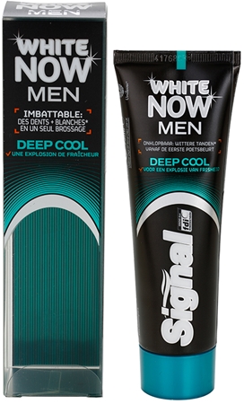 Signal White Now Men Deep Cool чоловіча зубна паста з відбілюючим ефектом