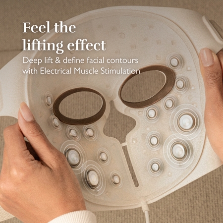 Silk'n LED&EMS Anti-Aging Mask For Face with LED and EMS technology