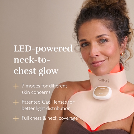 Silk'n LED Chest Mask PRO maschera LED per collo e décolleté