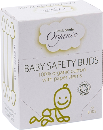 Simply Gentle Organic Baby Safety Buds fültisztítók újszülötteknek és kisgyermekeknek