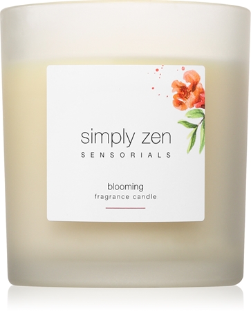 Simply Zen Sensorials Blooming Fragrance Candle tuoksukynttilä