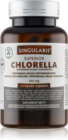 Singularis Superior Chlorella kapsułki na wsparcie trawienia