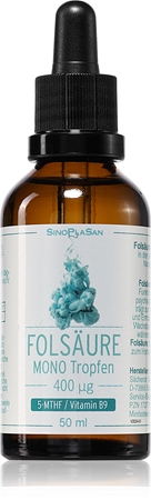 SinoPlaSan Folsäure 400 µg Tropfen mit Folsäure