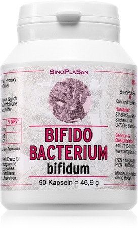 SinoPlaSan Bifidobacterium Bifidum Kapseln mit Probiotika