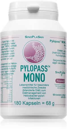SinoPlaSan Pylopass™ MONO Kapseln mit Probiotika