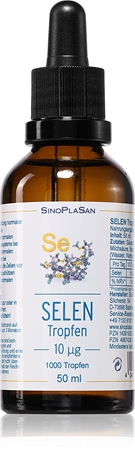 SinoPlaSan Selen 10 µg Tropfen für Haare, Nägel und Haut