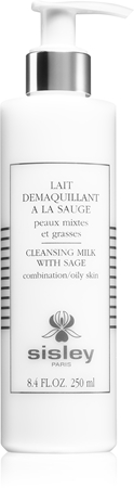Sisley Cleansing Milk With Sage leche limpiadora para rostro para pieles grasas y mixtas