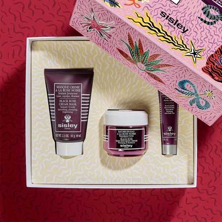 Sisley Black Rose Gift Set by Marie-Victoire de Bascher σετ δώρου για λαμπερή επιδερμίδα Περιορισμένη έκδοση