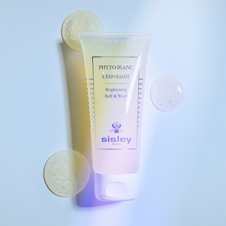 Sisley Phyto-Blanc Brightening Buff and Wash απολεπιστικό τζελ για λαμπρή επιδερμίδα