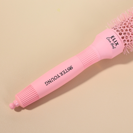 Sister Young ELIX Round Brush Cera Heat Pink Runde Haarbürste