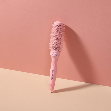 Sister Young ELIX Round Brush Cera Heat Pink Runde Haarbürste
