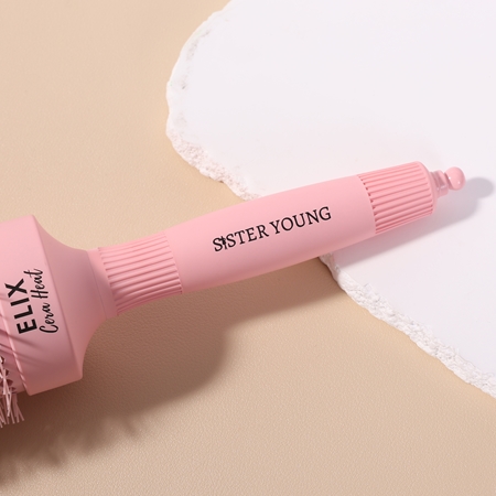 Sister Young ELIX Round Brush Cera Heat Pink Runde Haarbürste