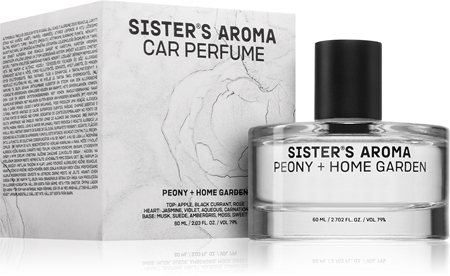 Sister's Aroma Car Perfume Peony + Home Garden car air freshener