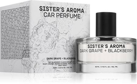 Sister's Aroma Car Perfume Dark Grape + Blackberry car air freshener