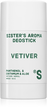 Sister's Aroma Vetiver Deostick Deodorant Stick against odour and sweating