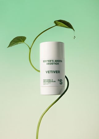 Sister's Aroma Vetiver Deostick Deodorant Stick against odour and sweating