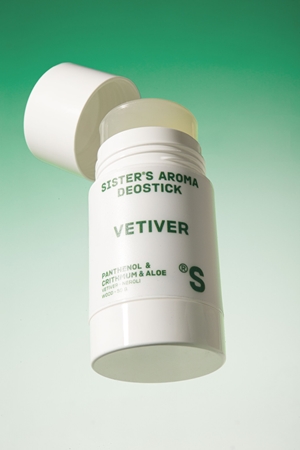 Sister's Aroma Vetiver Deostick Deodorant Stick against odour and sweating