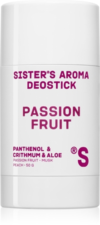 Sister's Aroma Passion Fruit Deostick Deodorant Stick against odour and sweating