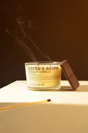 Sister's Aroma Chocolat Vannille lõhnaküünal